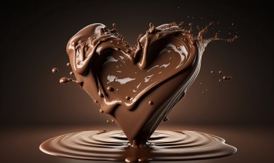 сердце шоколад креатив