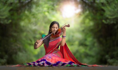 индианка, скрипка
