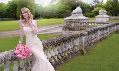 девушка блондинка белое платье свадьба цветы girl blonde white dress wedding flowers