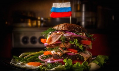 Россия бургер флаг