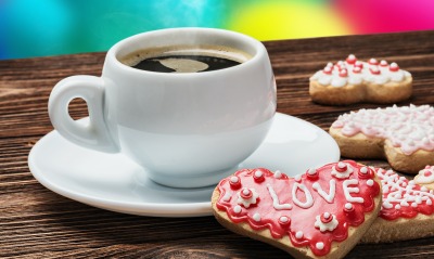 еда кофе пряники любовь