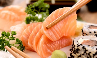еда суши роллы рыба