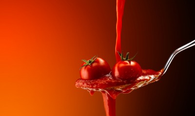 еда помидоры сок томатный ложка