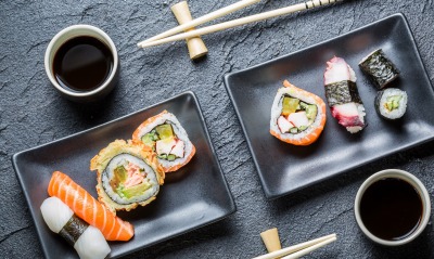 еда суши роллы food sushi rolls