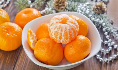 еда мандарины food tangerines
