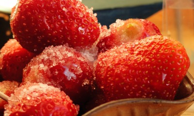еда клубника лед food strawberry ice