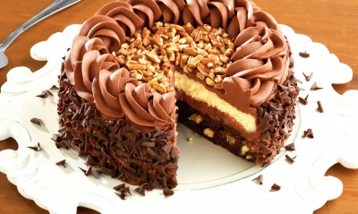торт еда шоколад орехи cake food chocolate nuts