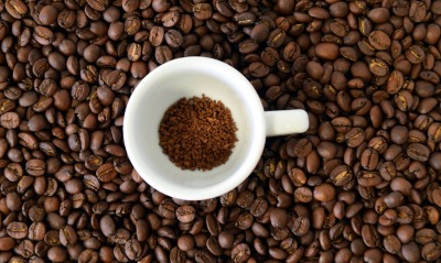 кофе зерна кружка