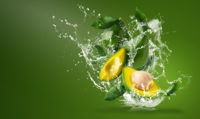 манго зелень брызги всплеск