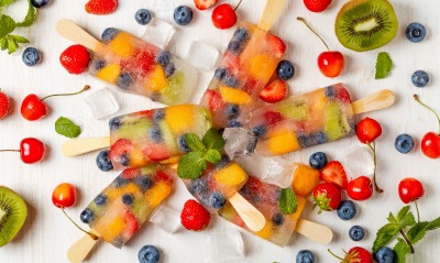 мороженое ягоды фруктовое фрукты