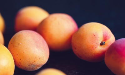 абрикосы, макро