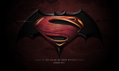 Супермен и Бэтмен логотип