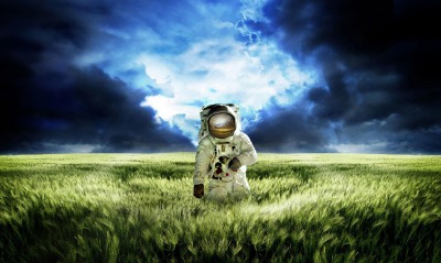 космос трава космонавт space grass astronaut