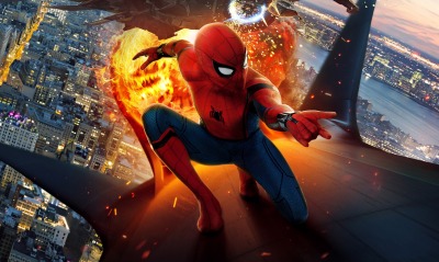 человек-паук герой город