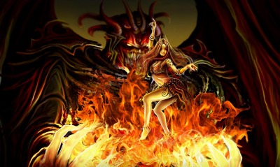 Дьяволица танцы на огне