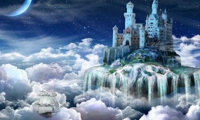 Сказочный мир в облаках