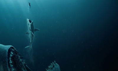 глубина, акулы