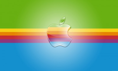 Apple логотип радуга