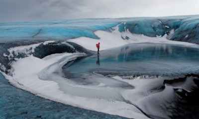 путешествие ледник кратер
