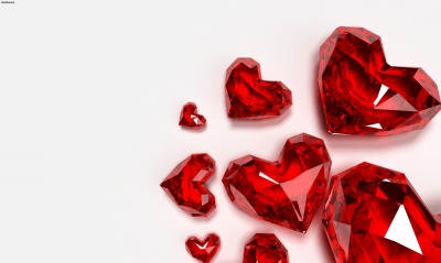 Сердца драгоценности камни