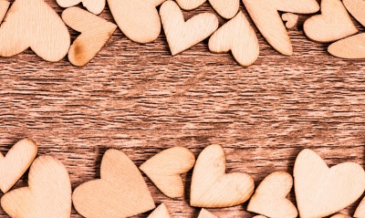 сердца деревянные текстура