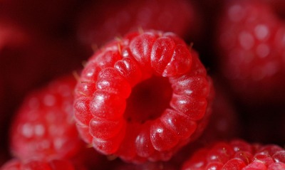 малина макро крупный план ягода