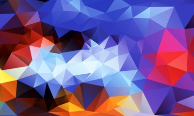 треугольники цвета абстракция