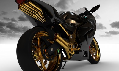 Gold moto