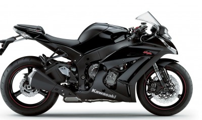 мотоциклы черный Kawasaki