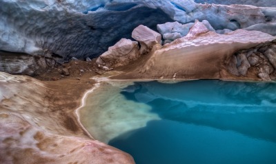 Пещера вода лёд
