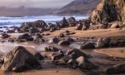 природа камни море скалы