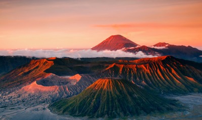 Вулканы горы природа