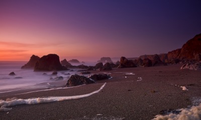природа побережье песок калифорния США