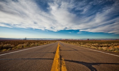 дорога пустыня