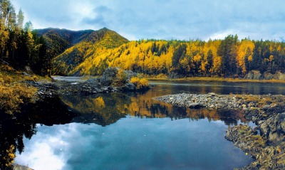 река осень river autumn