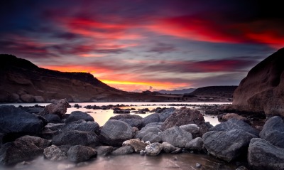 камни закат stones sunset