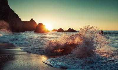 природа море солнце