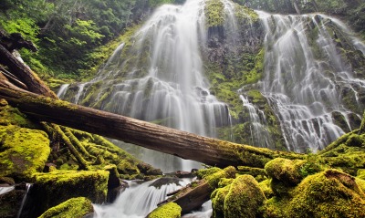 природа водопад