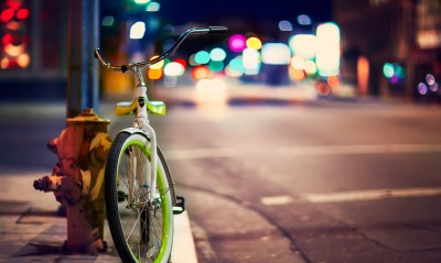 велосипед ночь