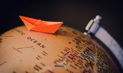 корабль оригами поделка глобус ship origami hack the globe