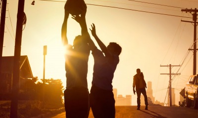 баскетбол улица солнце