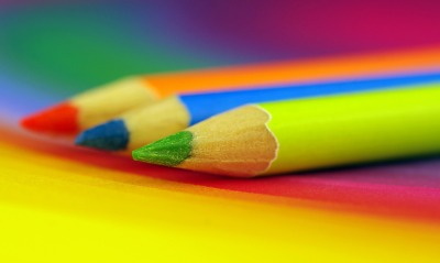 цветные карандаши, позитив