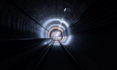 тоннель метро свет линия