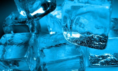 лед кубики вода