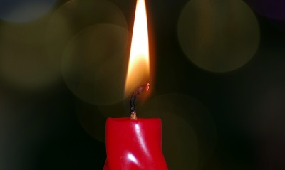 свеча, огонь