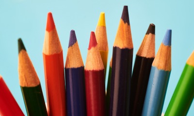 карандаши цветные крупный план