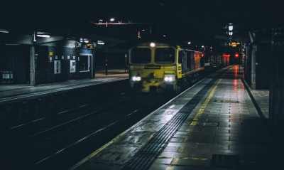 метро ночь поезд станция