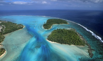 Fluidity, Moorea Island From Above, French Polynesia