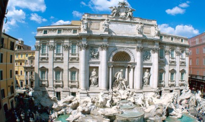 Trevi Fountain, Rome, Italy (Фонтан, Италия Рим)