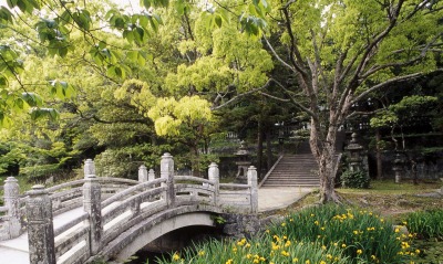 Hagi Castle Garden, Western Honshu, Japan